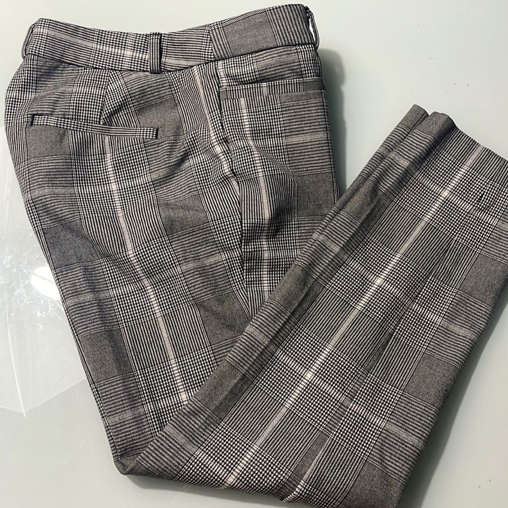 Banana Republic black and white Sloan Pant